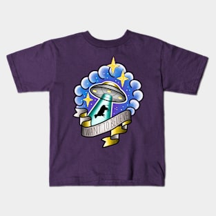 UFO Cow Kids T-Shirt